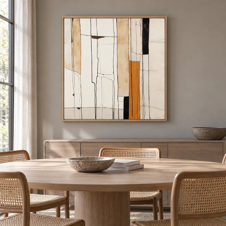 TA2939 wood frame in a distinct closer medium home interior