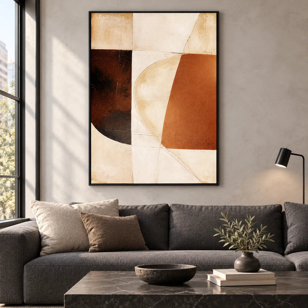 TA2943 black frame in a styled home interior, approved medium scene
