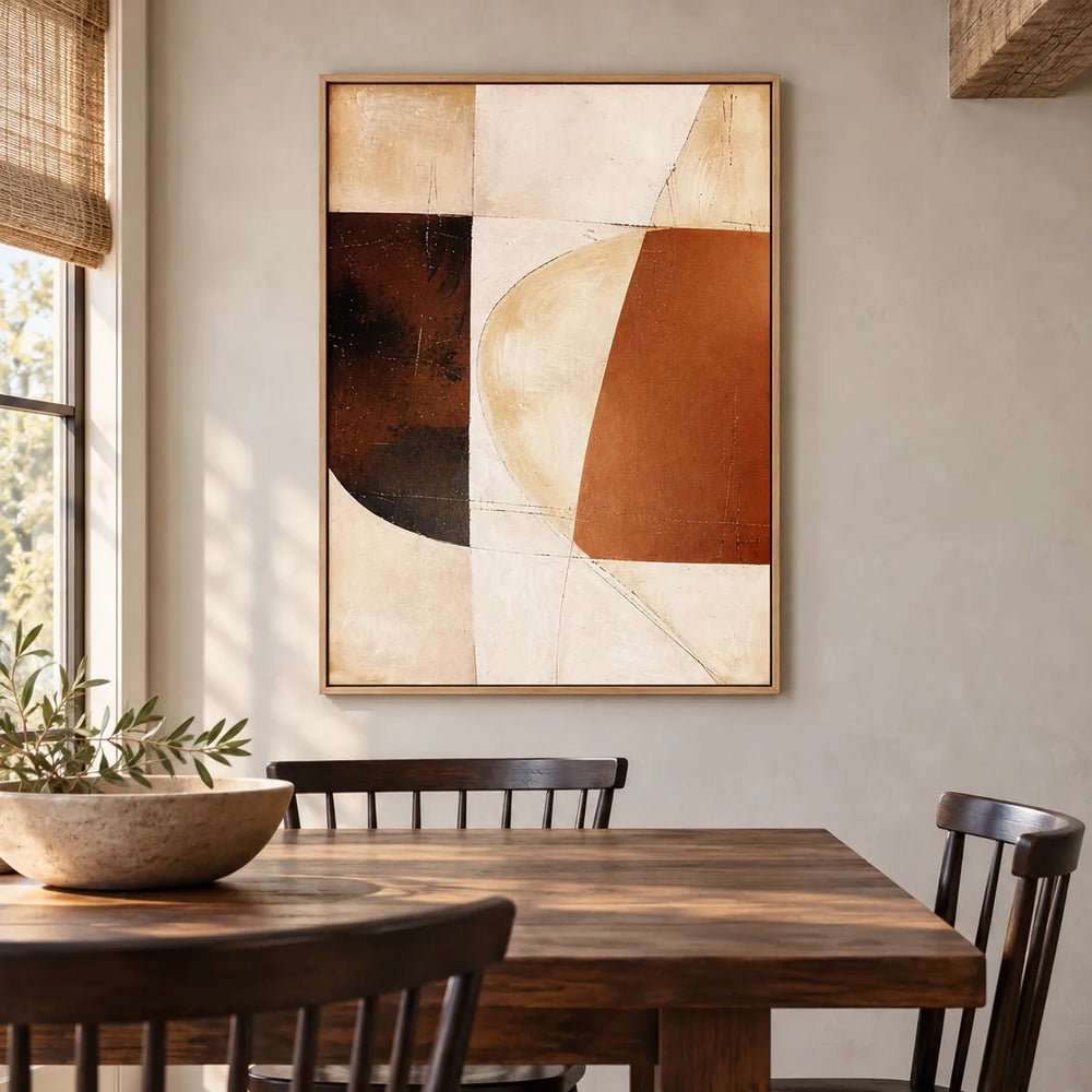 TA2943 wood frame in a styled home interior, approved medium scene