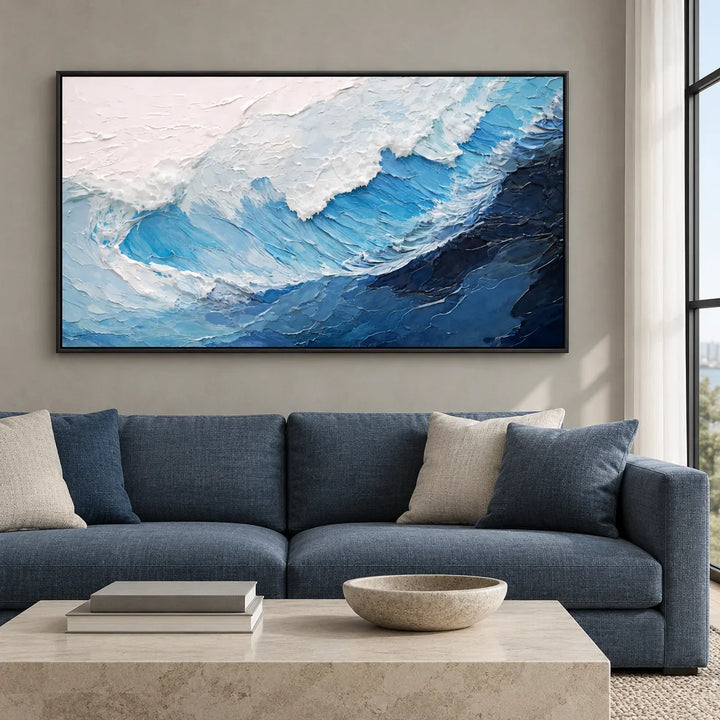 TA2944 black frame in a distinct closer medium home interior
