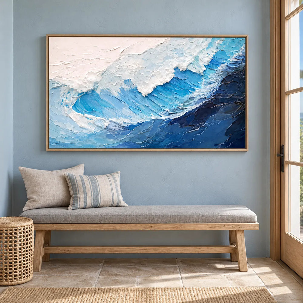 TA2944 wood frame in a distinct closer medium home interior
