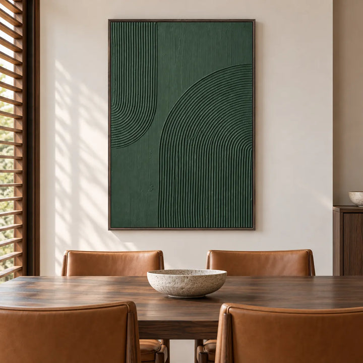 TA2945 dark-wood frame in a styled home interior, approved medium scene