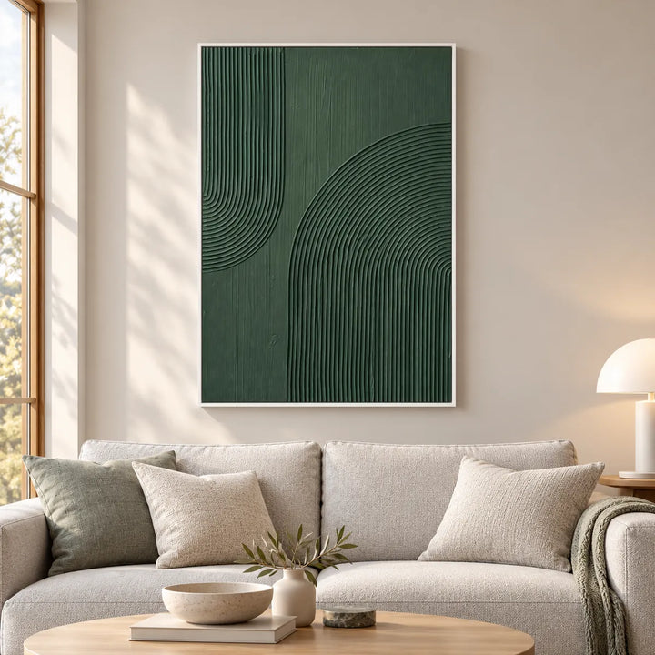 TA2945 white frame in a styled home interior, approved medium scene