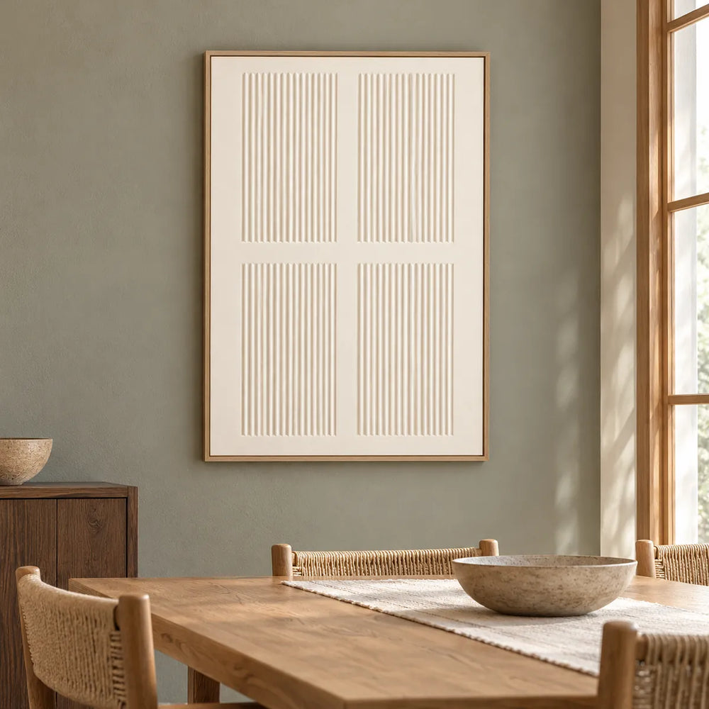 TA2946 wood frame in a distinct closer medium home interior