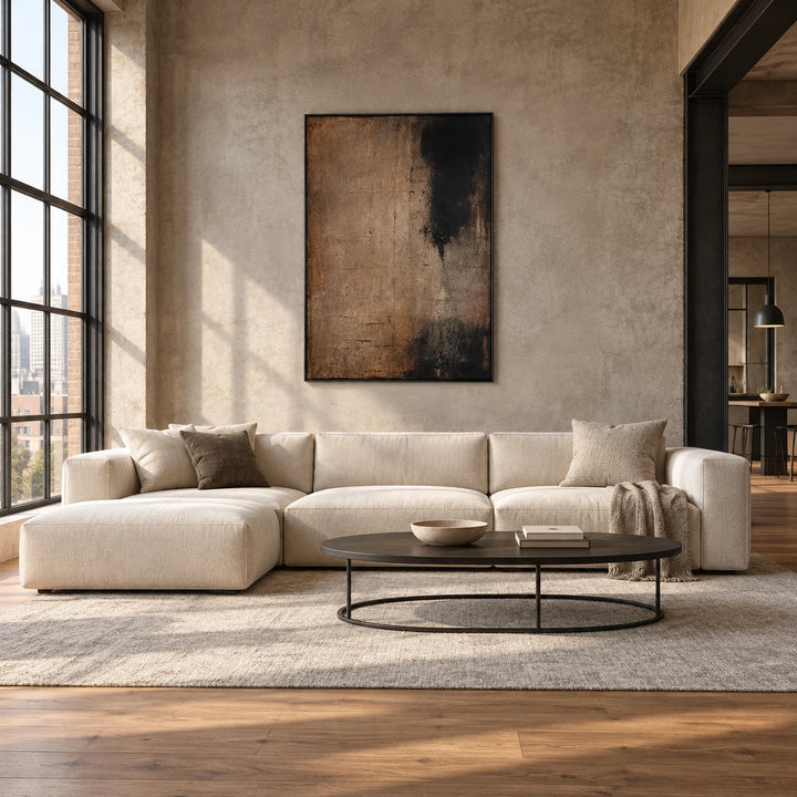 TA2949 black frame in a complete home interior scene