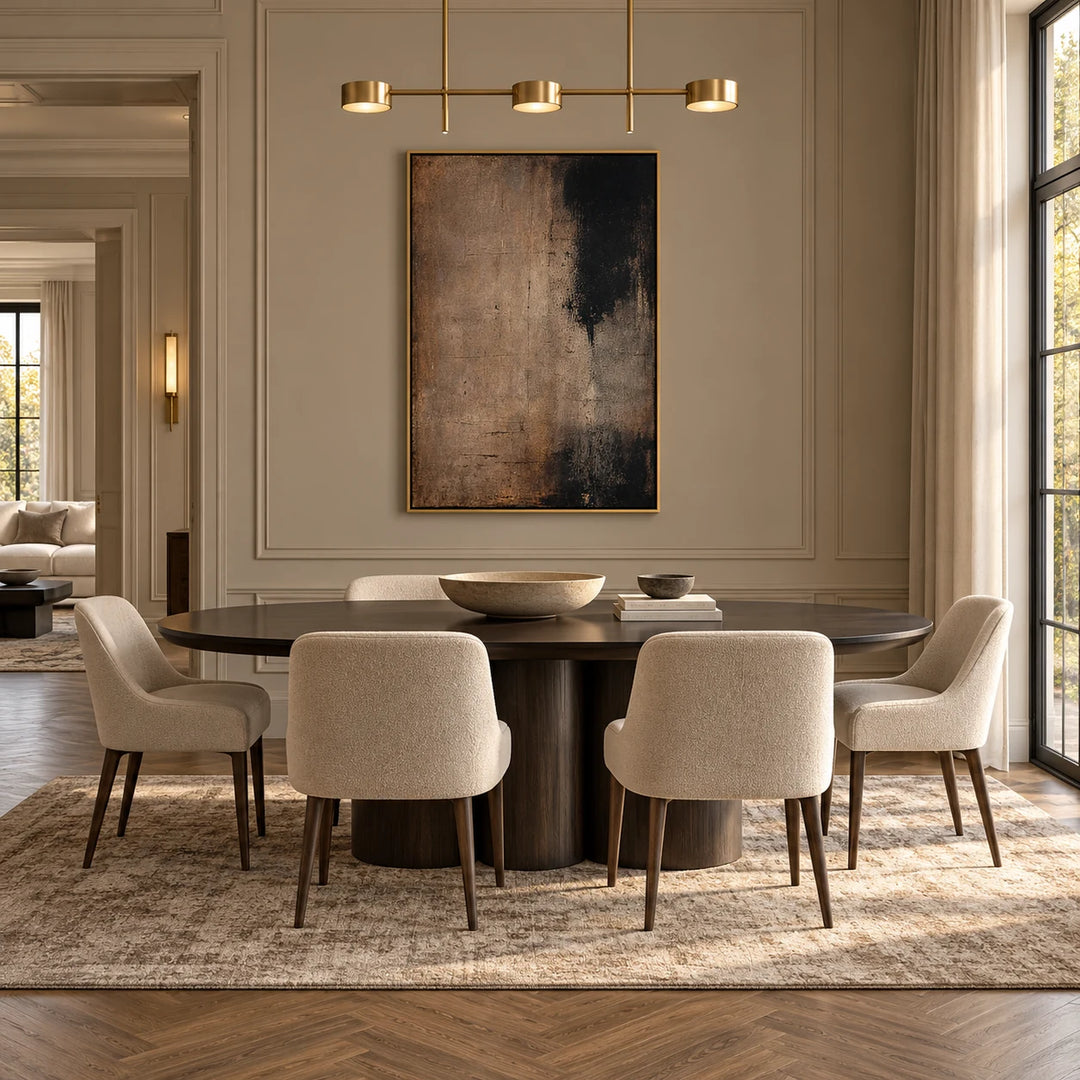 TA2949 gold frame in a complete home interior scene