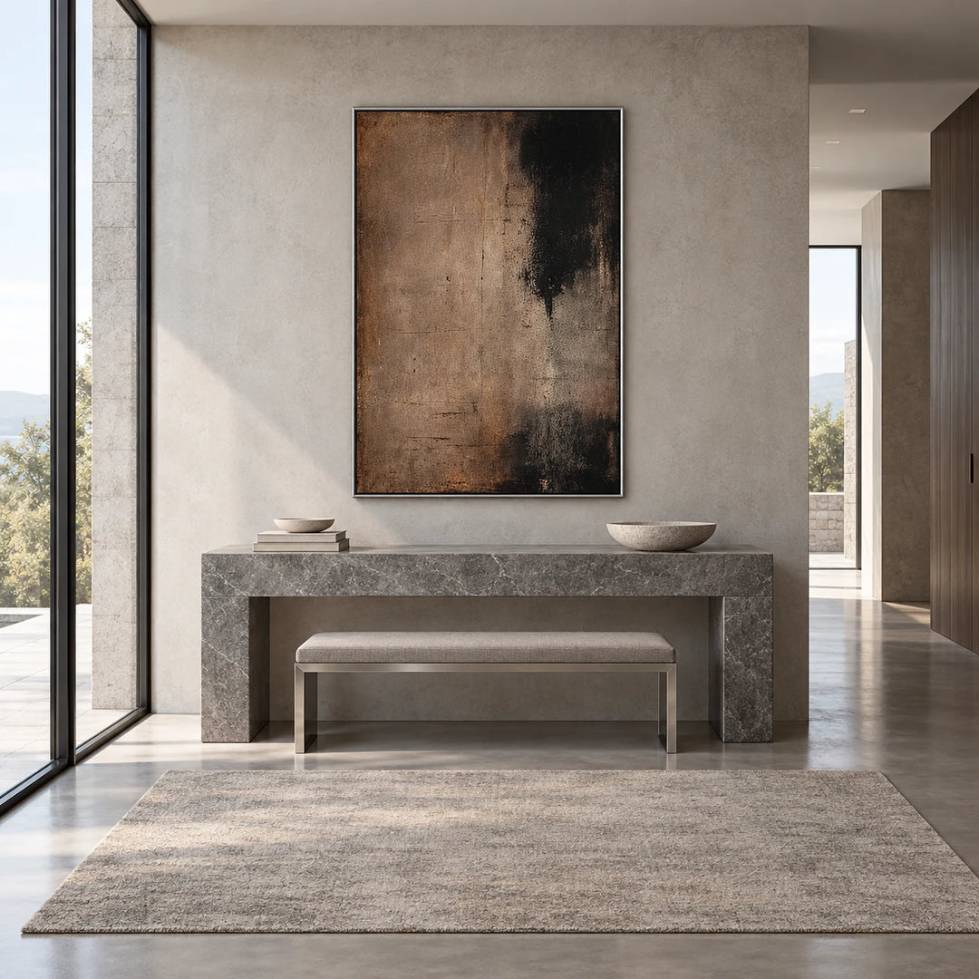TA2949 silver frame in a complete home interior scene