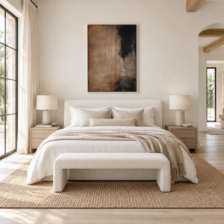 TA2949 white frame in a complete home interior scene