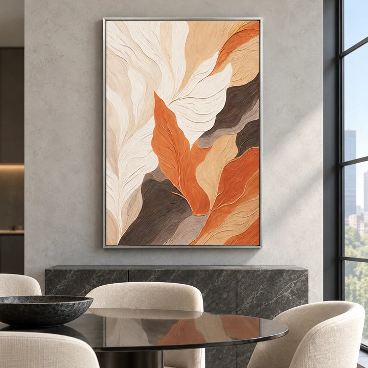 TA3002 silver frame in a distinct closer medium home interior