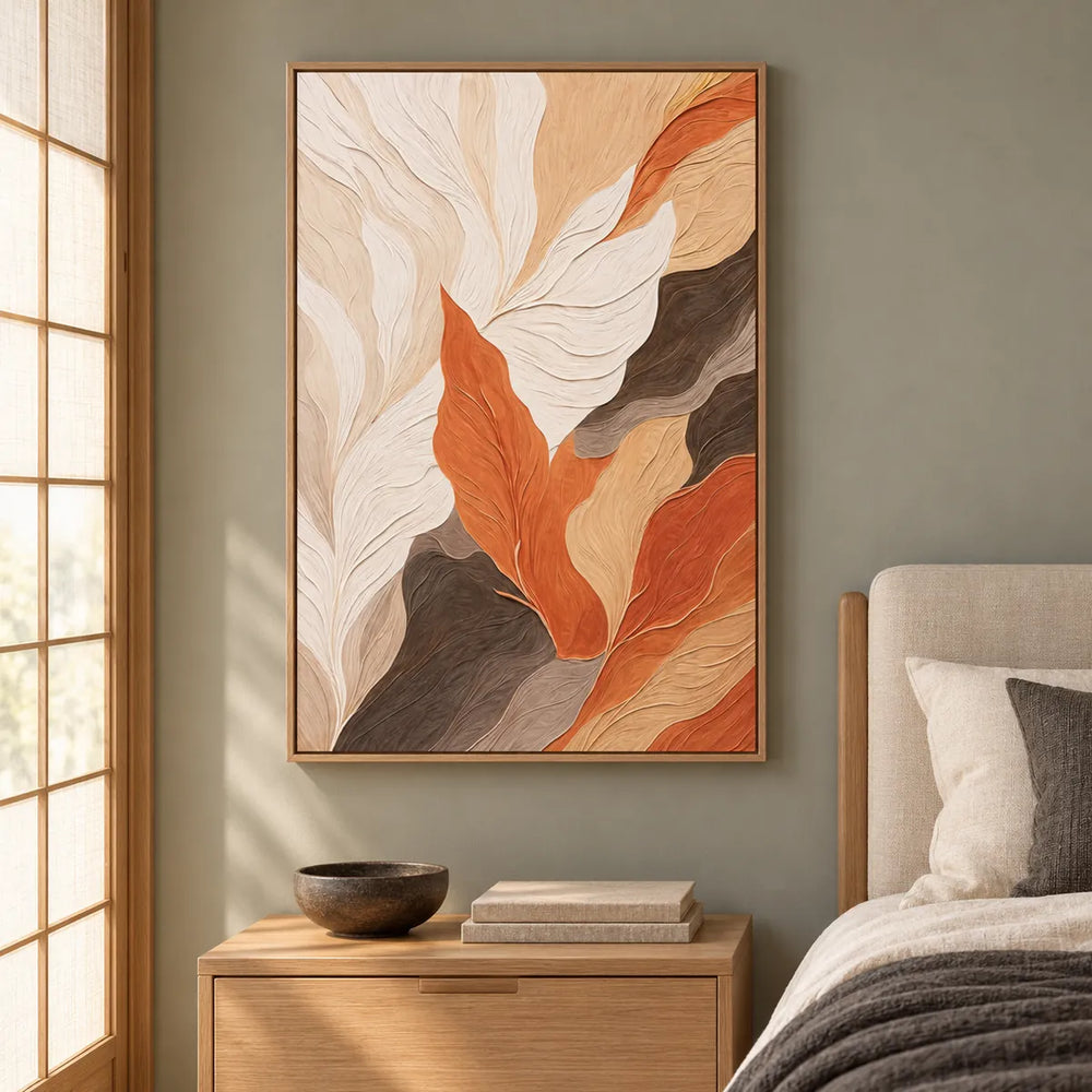 TA3002 wood frame in a distinct closer medium home interior