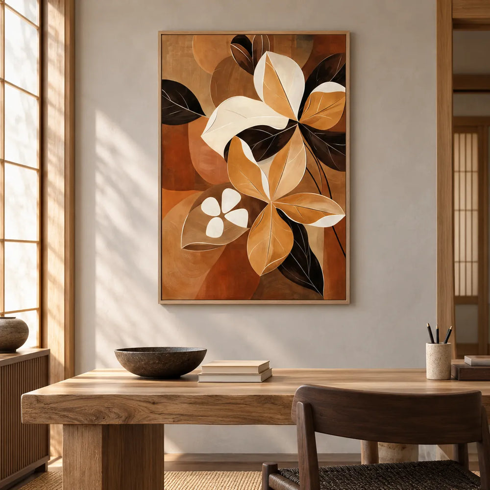 TA3003 wood frame in a styled home interior, approved medium scene