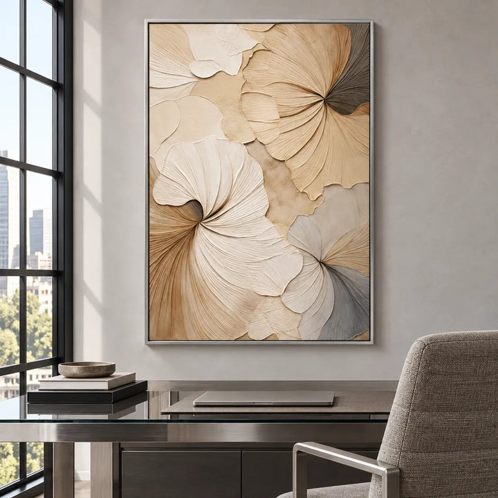 TA3004 silver frame in a distinct closer medium home interior