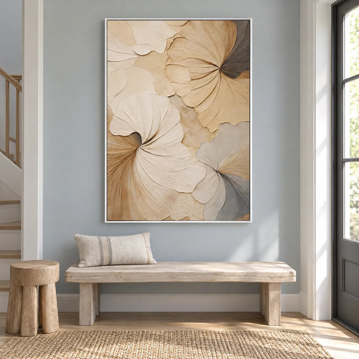 TA3004 white frame in a distinct closer medium home interior