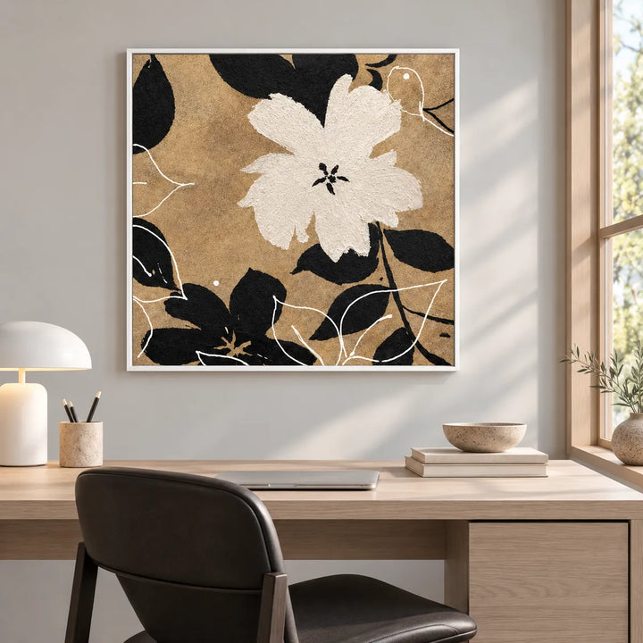 TA3005 white frame in a styled home interior, approved medium scene