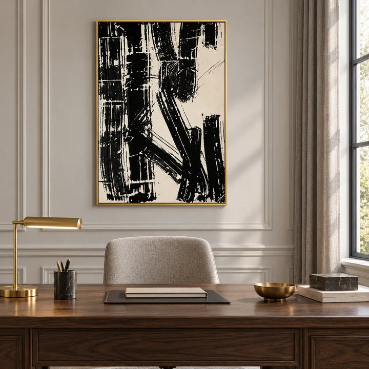TA3007 gold frame in a styled home interior, approved medium scene