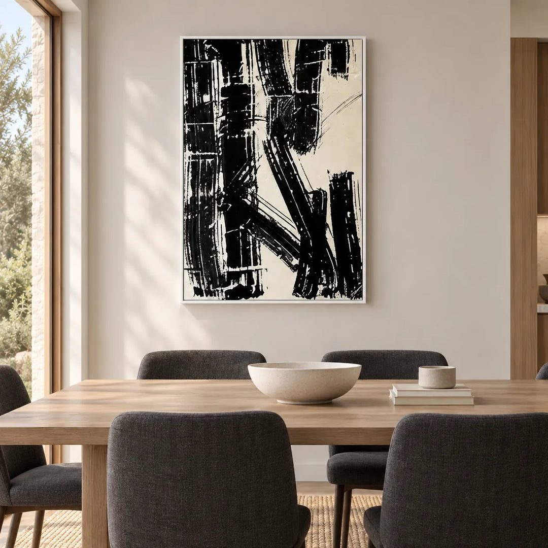 TA3007 white frame in a styled home interior, approved medium scene