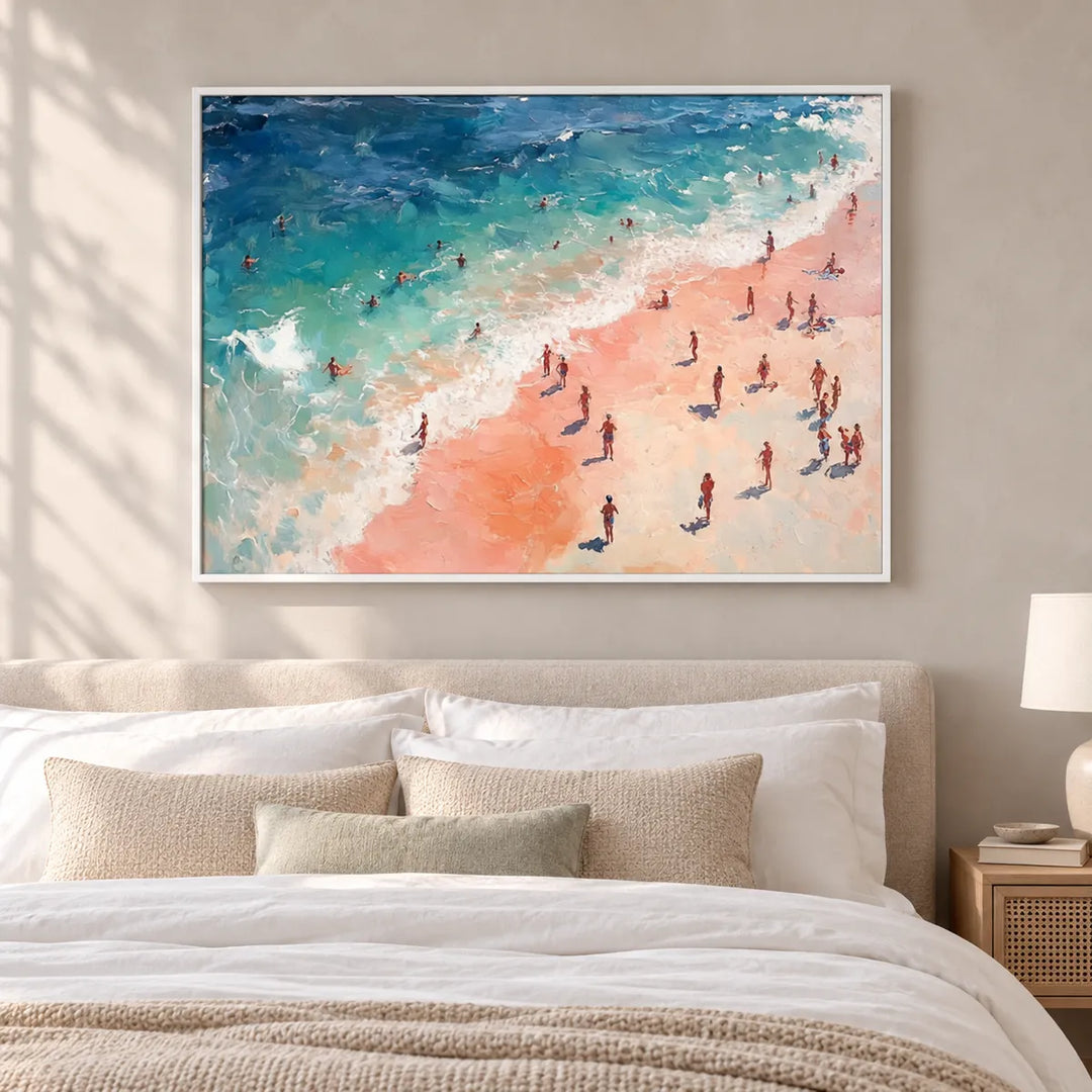 TA3009 white frame in a furnished room, medium view