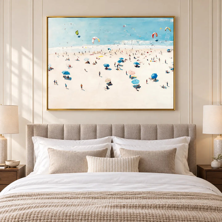 TA3011 gold frame in a furnished room, medium view