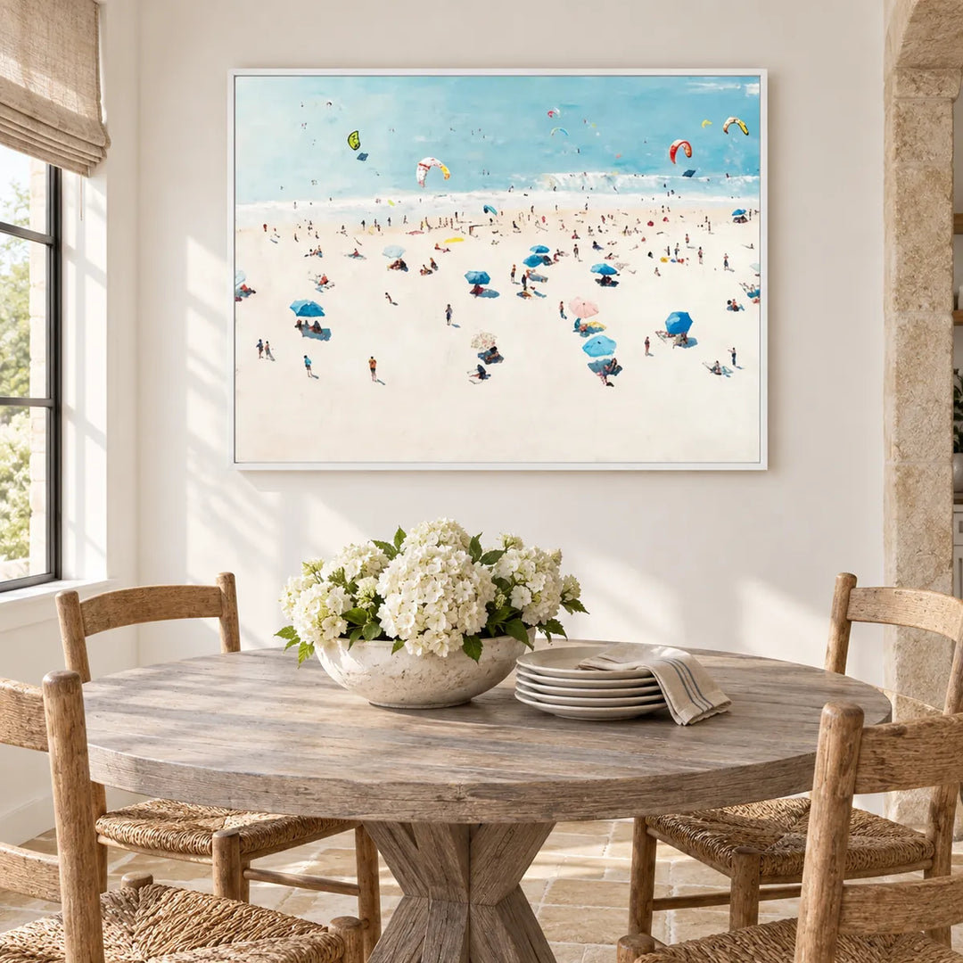 TA3011 white frame in a furnished room, medium view