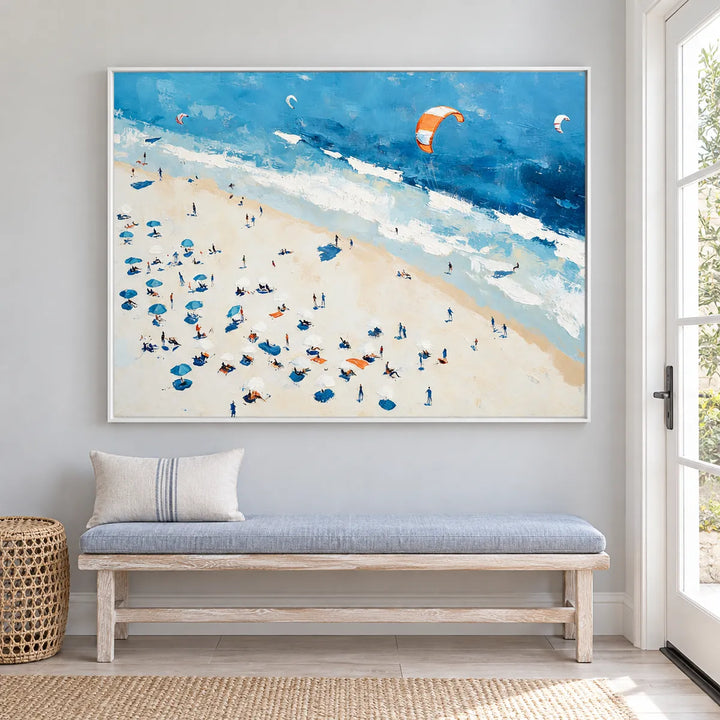 TA3012 White Frame in a distinct furnished home, medium view