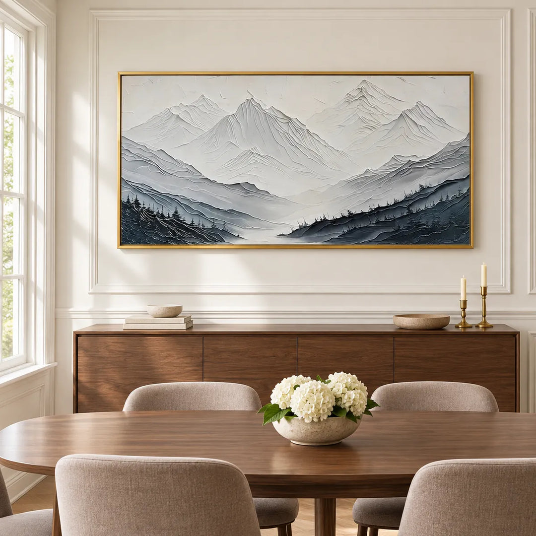 TA3014 Gold Frame in a distinct furnished home, medium view