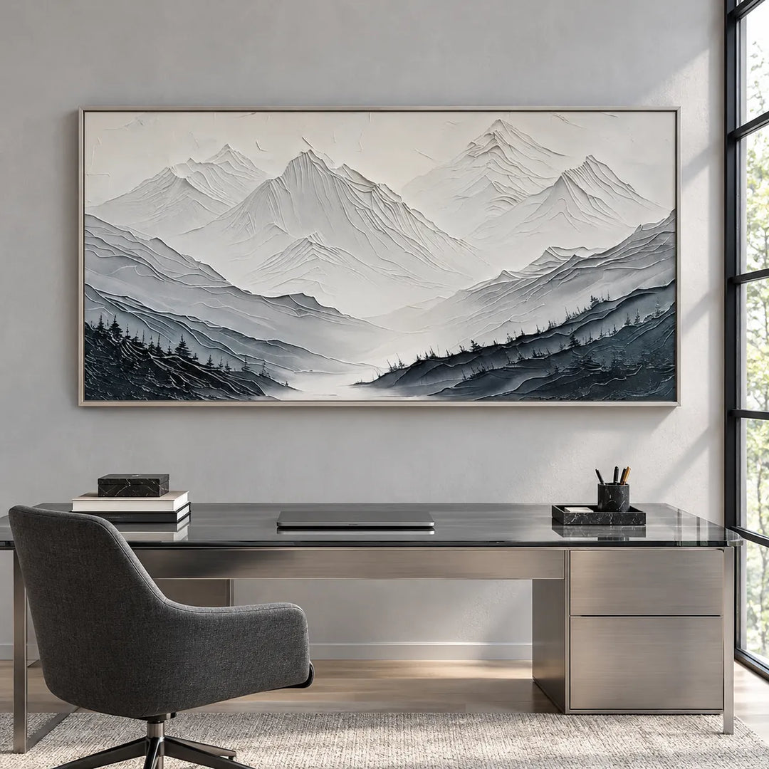 TA3014 Silver Frame in a distinct furnished home, medium view