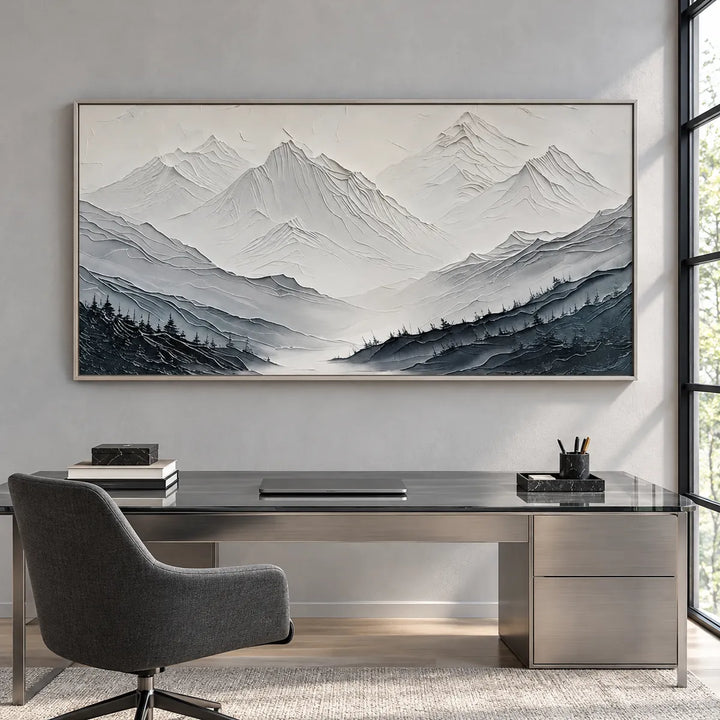 TA3014 Silver Frame in a distinct furnished home, medium view