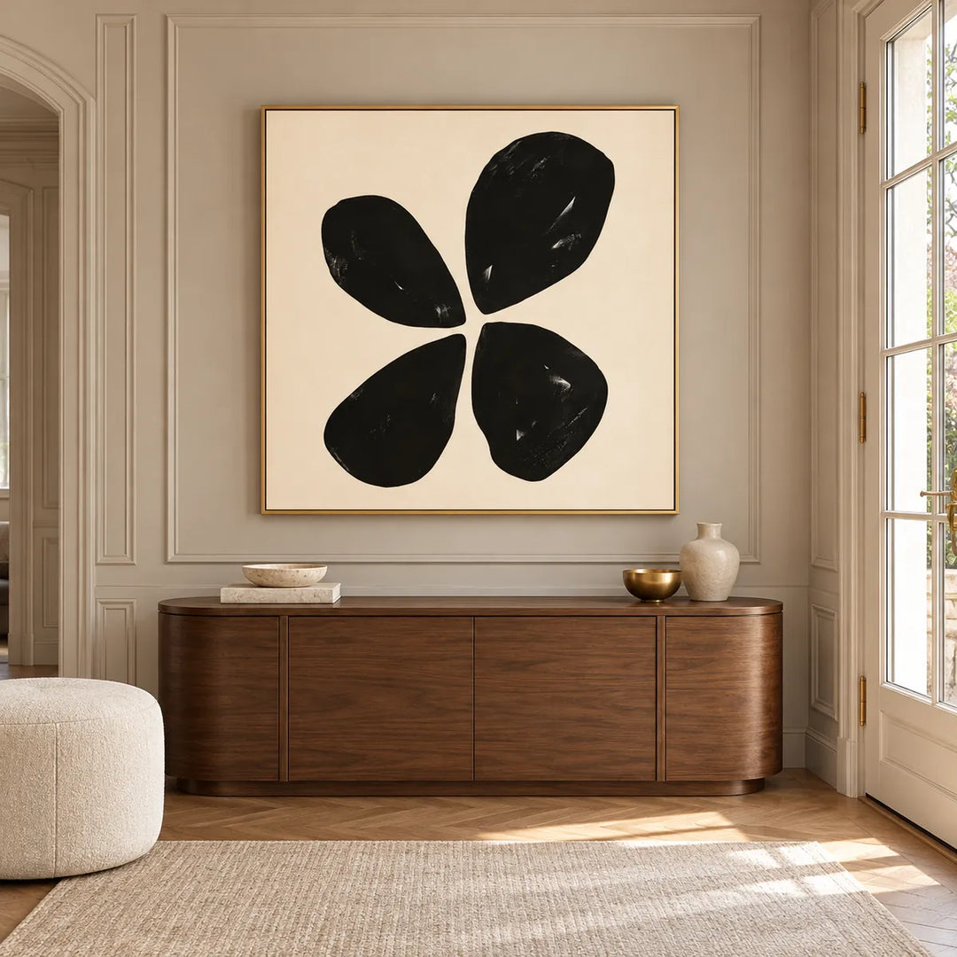 TA3017 Gold Frame in a distinct furnished home, medium view