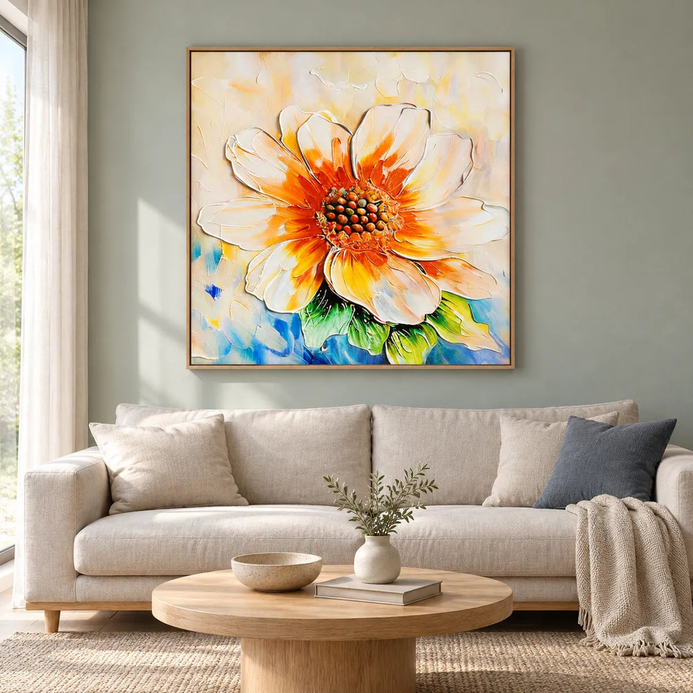 TA3019 Wood Frame in a distinct furnished home, medium view