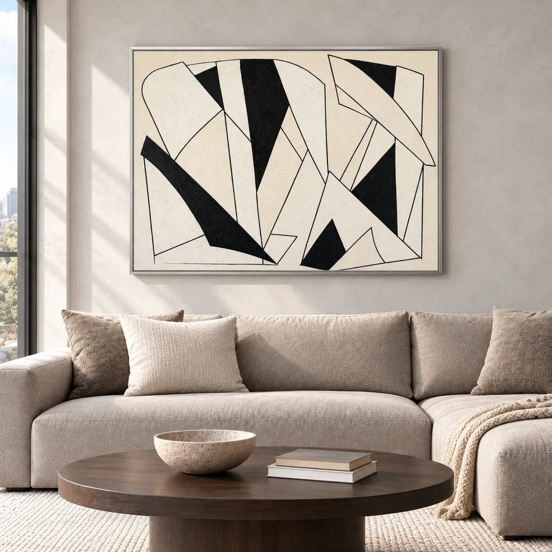 TA3020 silver frame in a furnished room, medium view