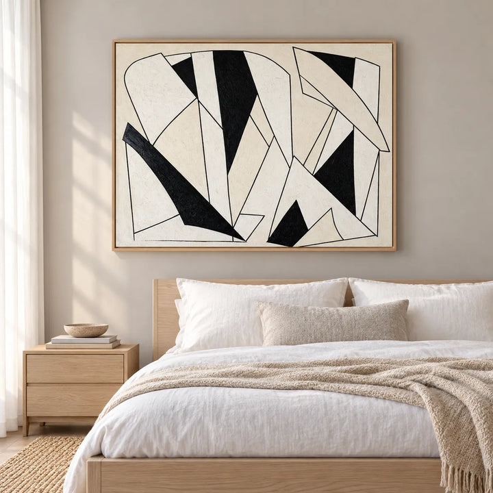 TA3020 wood frame in a furnished room, medium view
