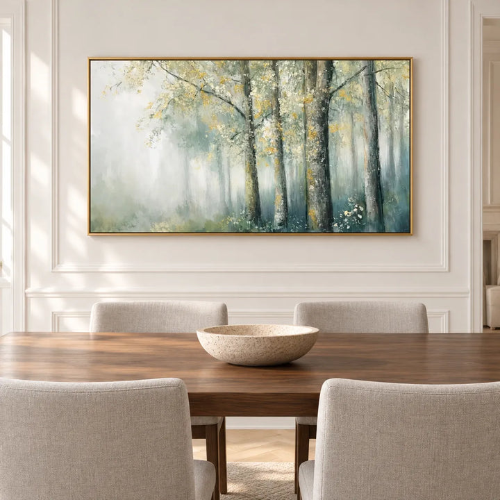 TA3025 gold frame in a furnished room, medium view