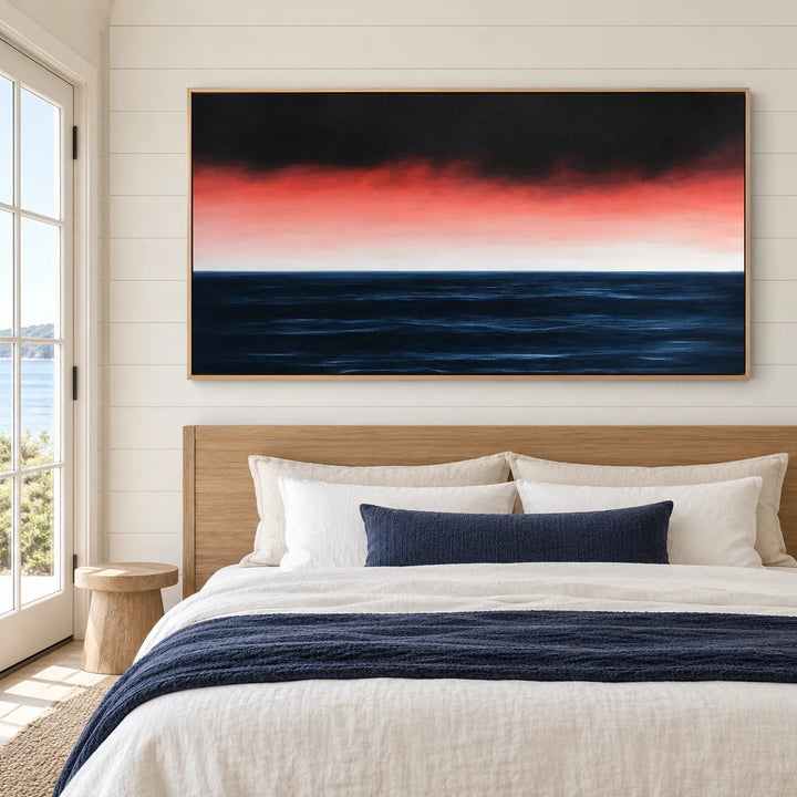 TA3028-8994862891160 Wood Frame in a distinct furnished home, medium view
