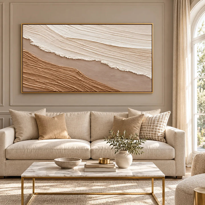 TA3029 Gold Frame in a distinct furnished home, medium view