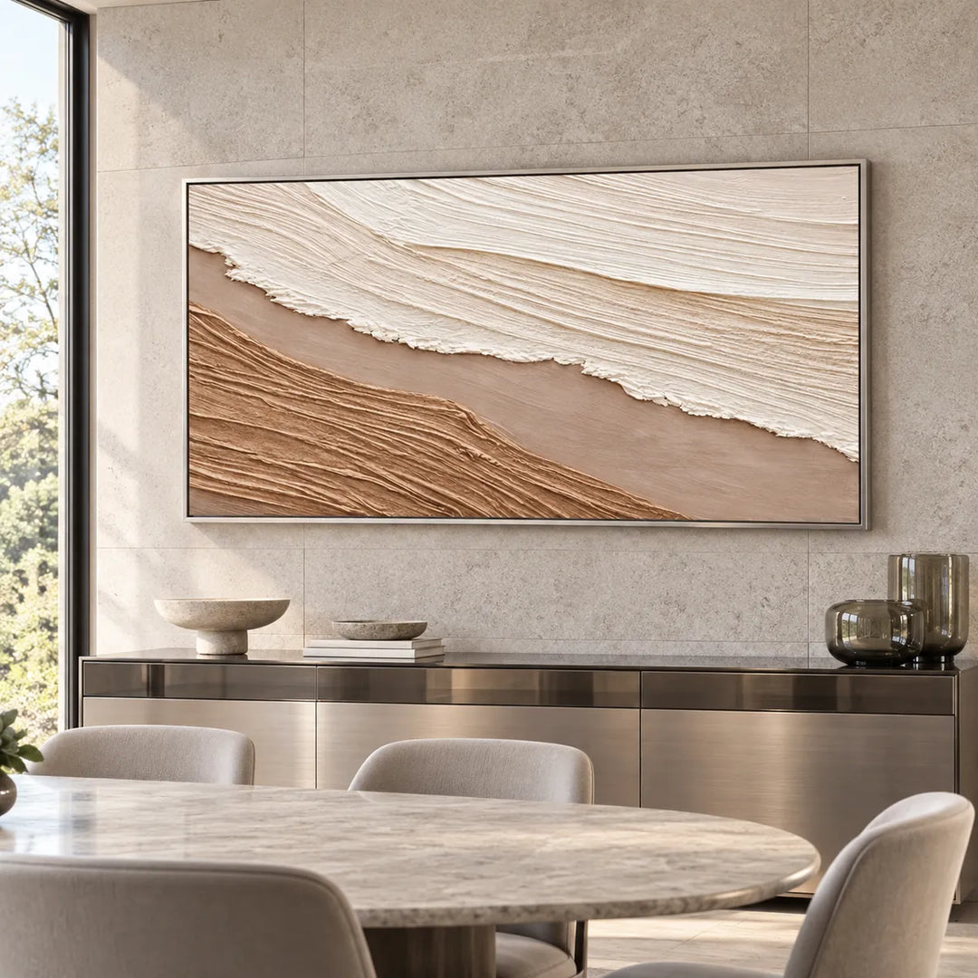 TA3029 Silver Frame in a distinct furnished home, medium view