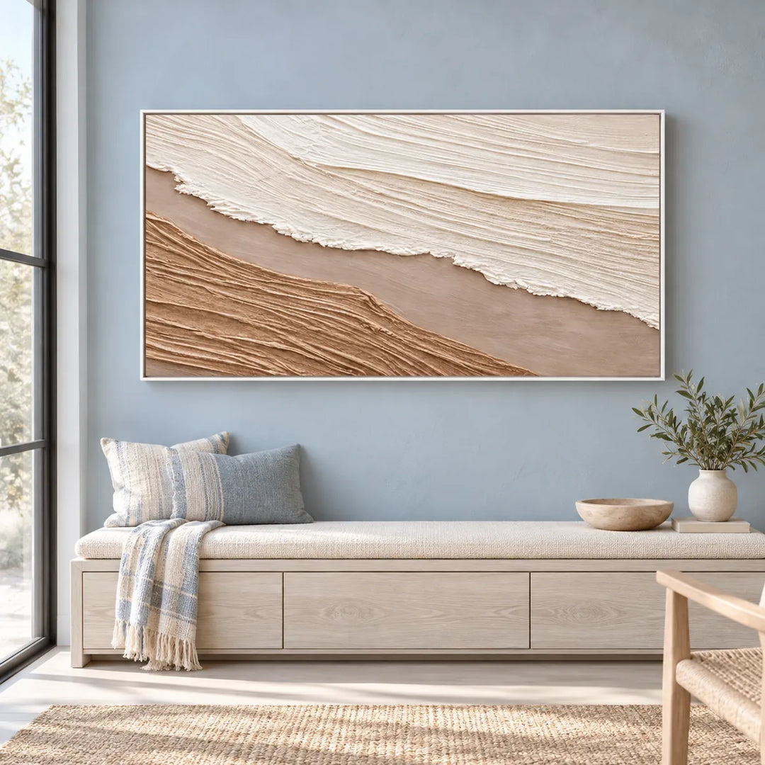 TA3029 White Frame in a distinct furnished home, medium view