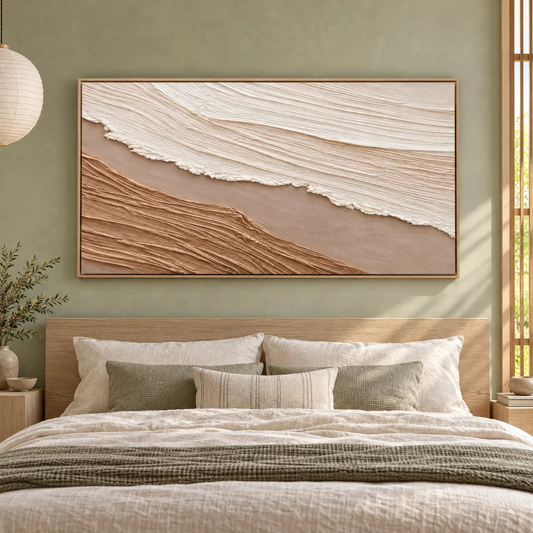 TA3029 Wood Frame in a distinct furnished home, medium view