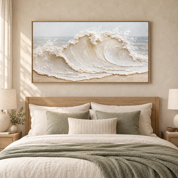TA3032 wood frame in a styled home interior, approved medium scene
