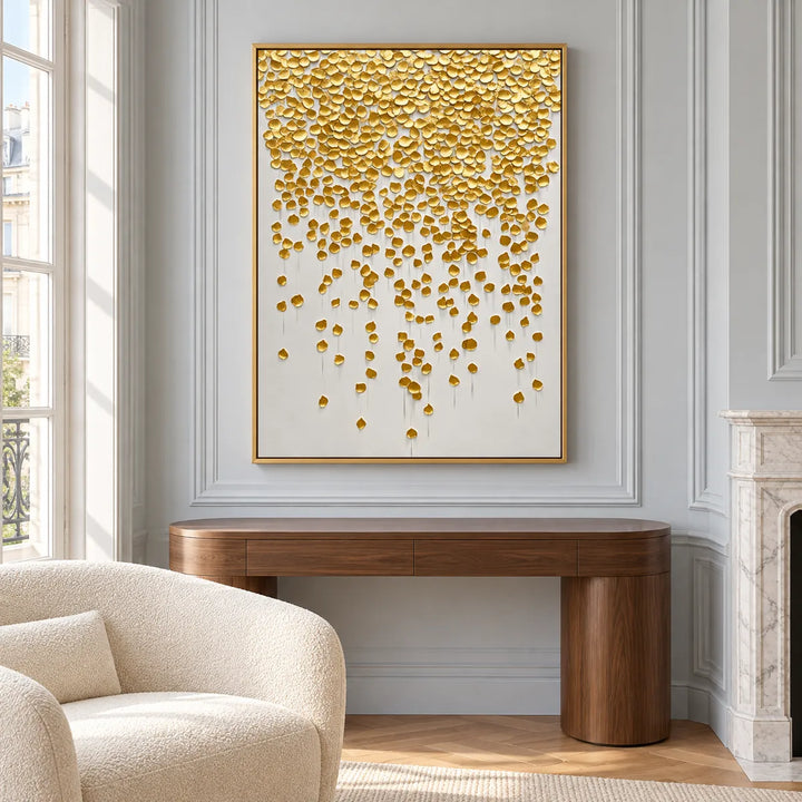 TA3043 Gold Frame in a distinct furnished home, medium view