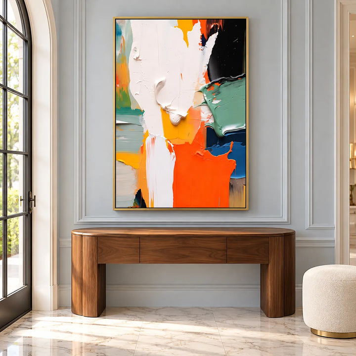 TA3046 Gold Frame in a distinct furnished home, medium view