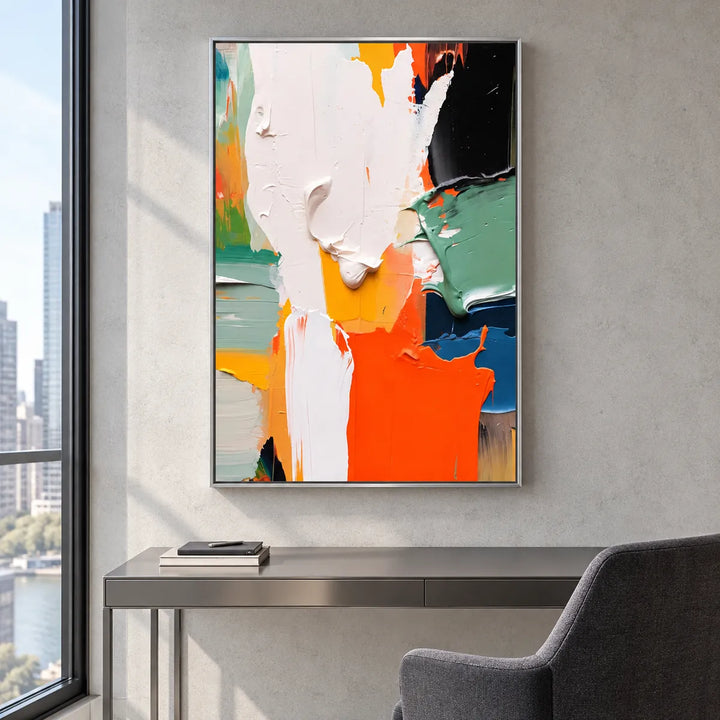 TA3046 Silver Frame in a distinct furnished home, medium view