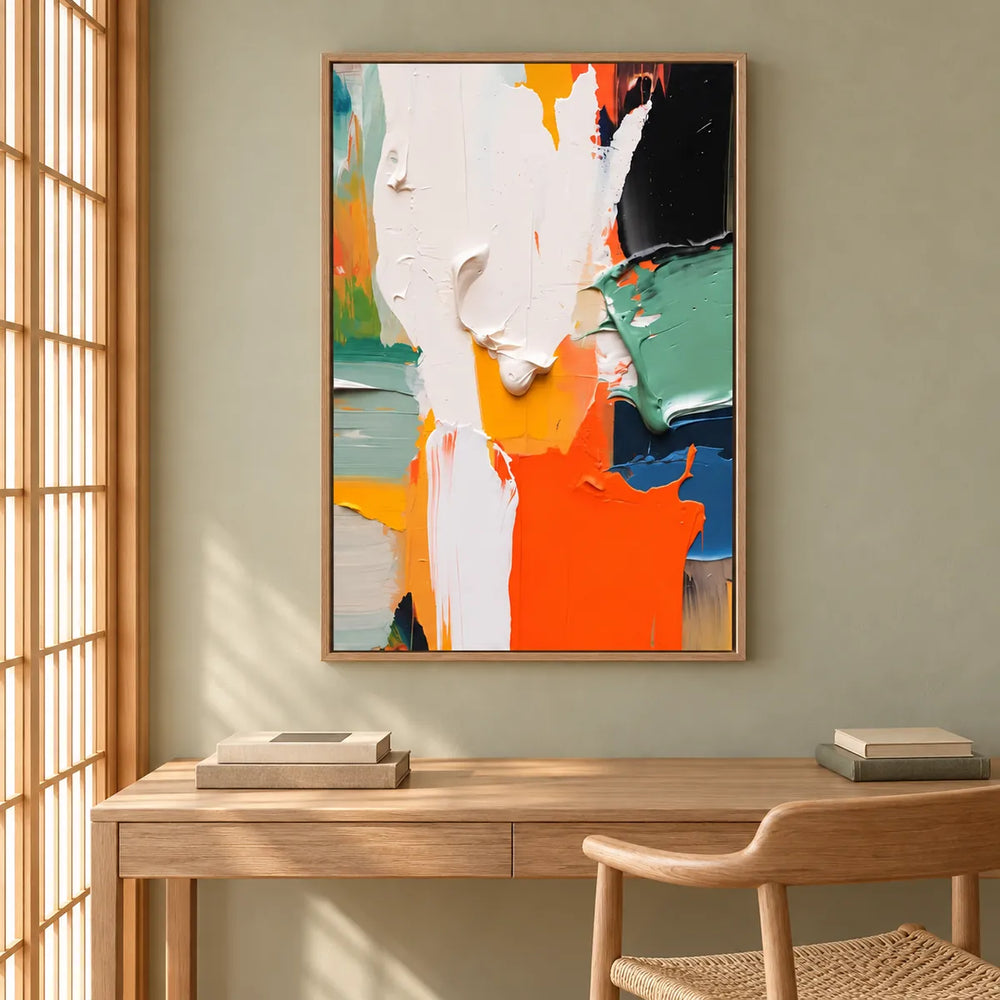TA3046 Wood Frame in a distinct furnished home, medium view