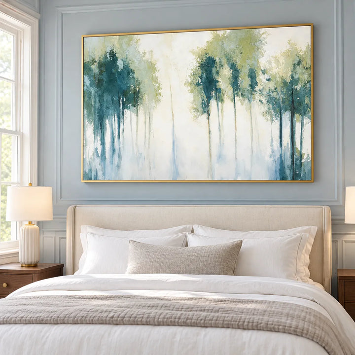 TA3048 Gold Frame in a distinct furnished home, medium view