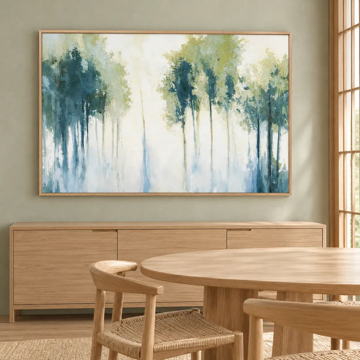 TA3048 Wood Frame in a distinct furnished home, medium view