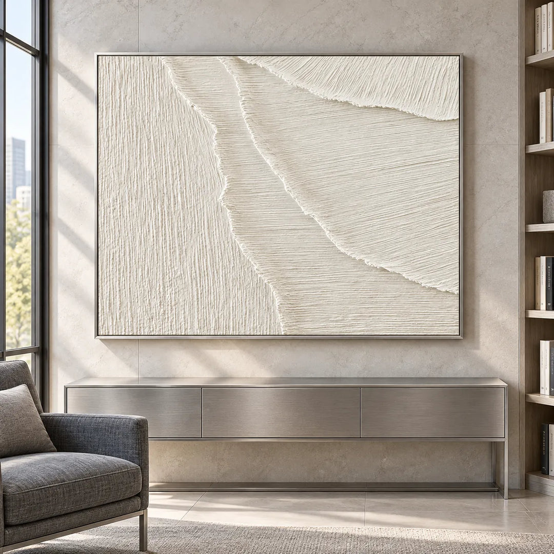 TA3051 Silver Frame in a distinct furnished home, medium view
