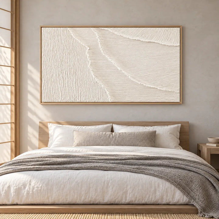 TA3057 wood frame in a furnished room, medium view