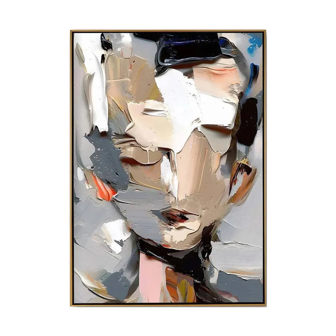 Textured Abstract Face Painting PP