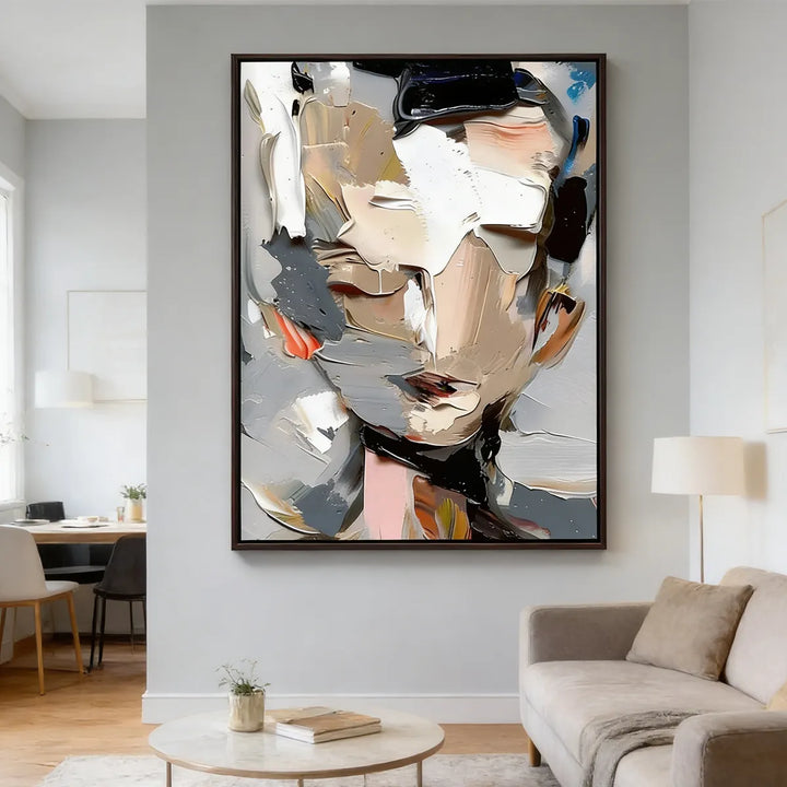 Textured Abstract Face Painting PP