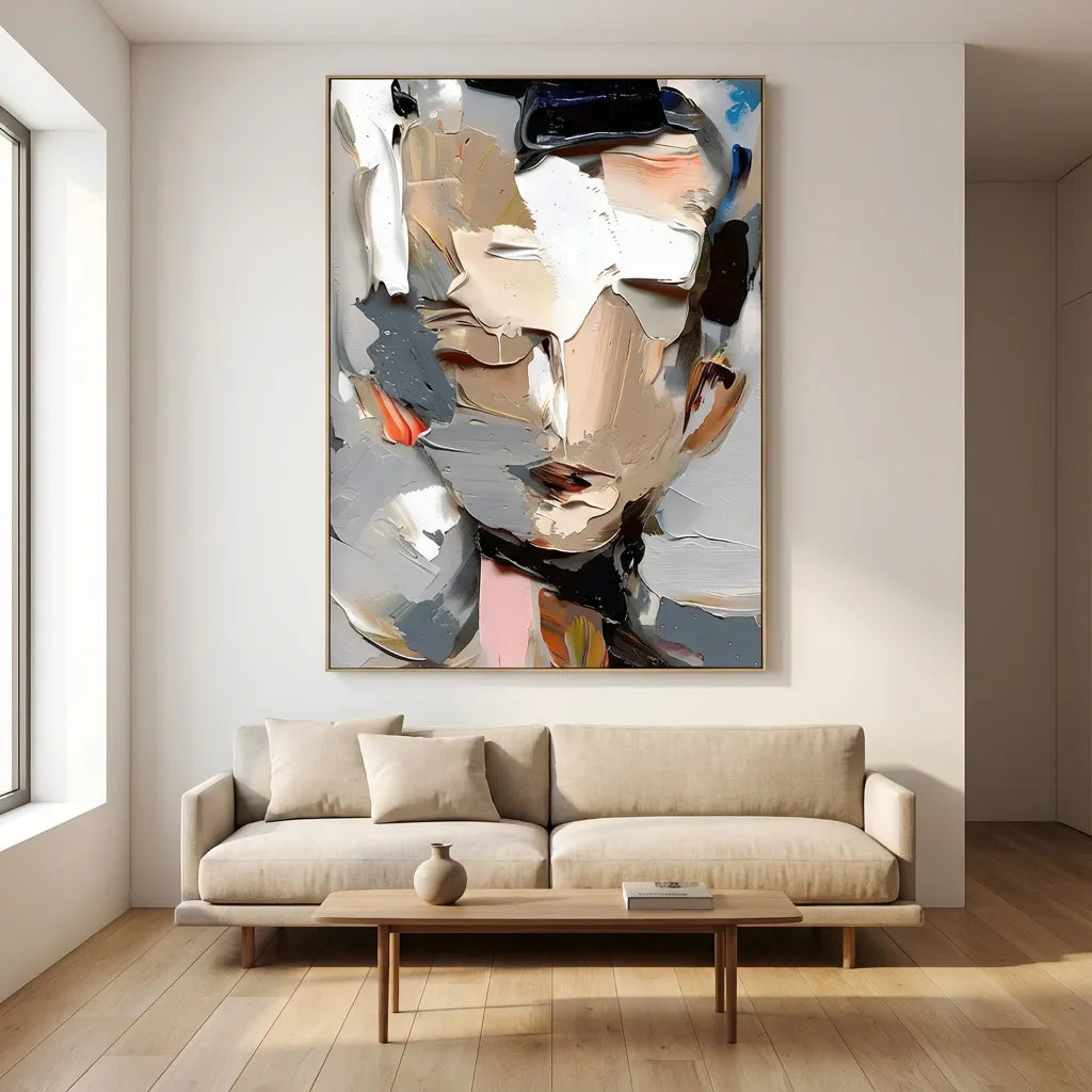 Textured Abstract Face Painting PP
