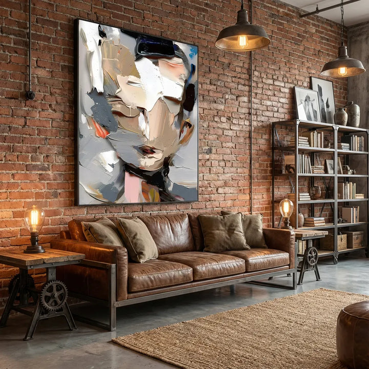 Textured Abstract Face Painting PP